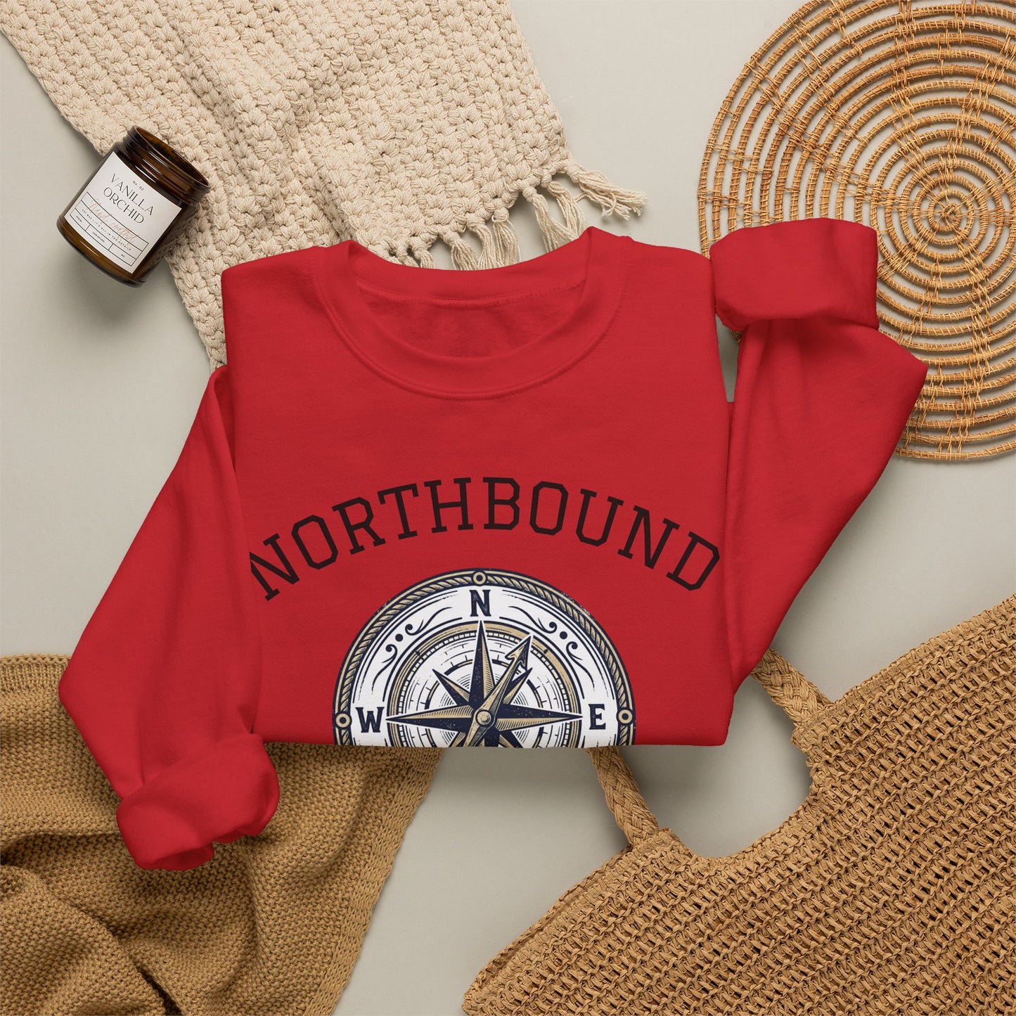 Northbound Compass Crewneck