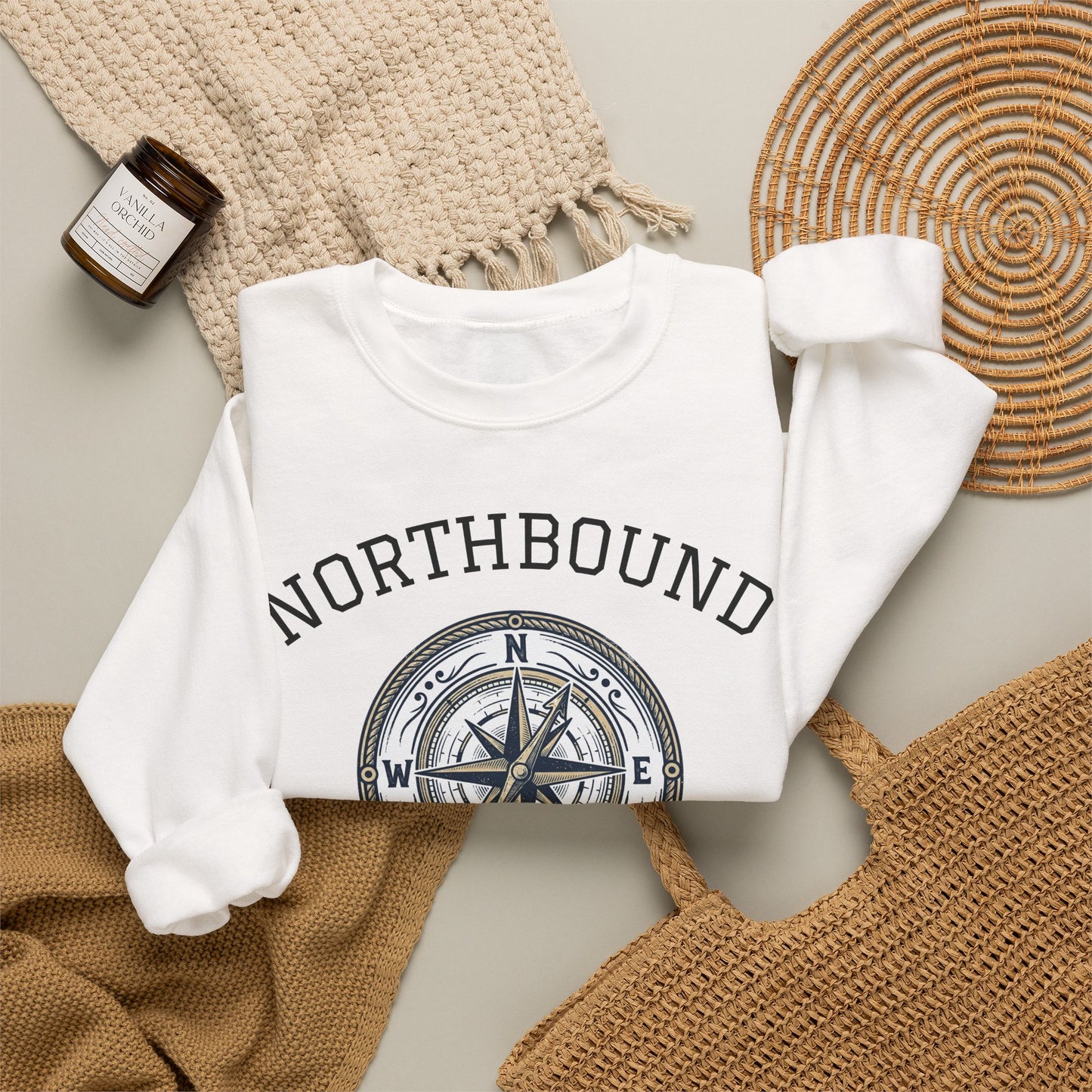 Northbound Compass Crewneck